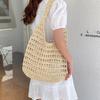 Women Straw Bag Hollow Tote Bag Shoulder Bag Fashion Shopping Bags Handbag
