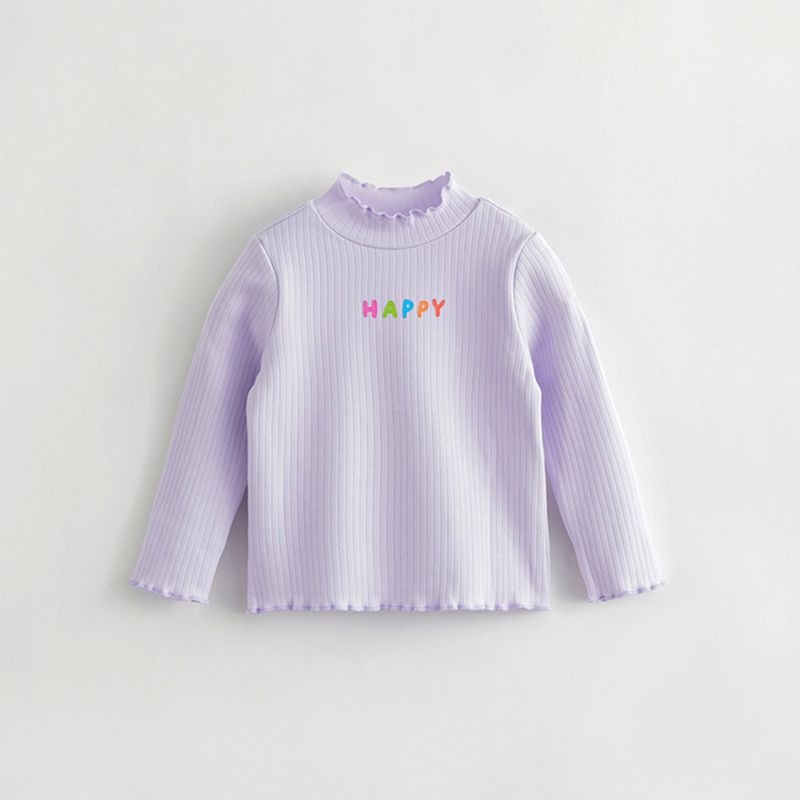 Dralon Heating Half Turtleneck Kids Winter Undershirt Changchun Purple [Tech-Infused Heating Series] 140