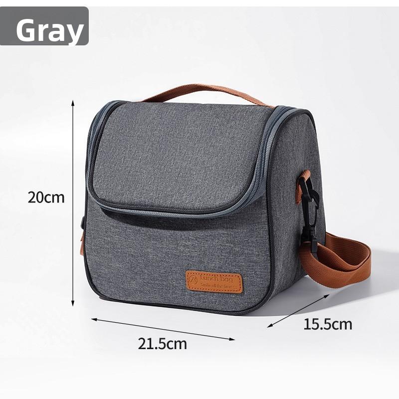 Insulated Lunch Bag With Thick Aluminum Foil For Longlasting Cold Food Storage For Office And Travel