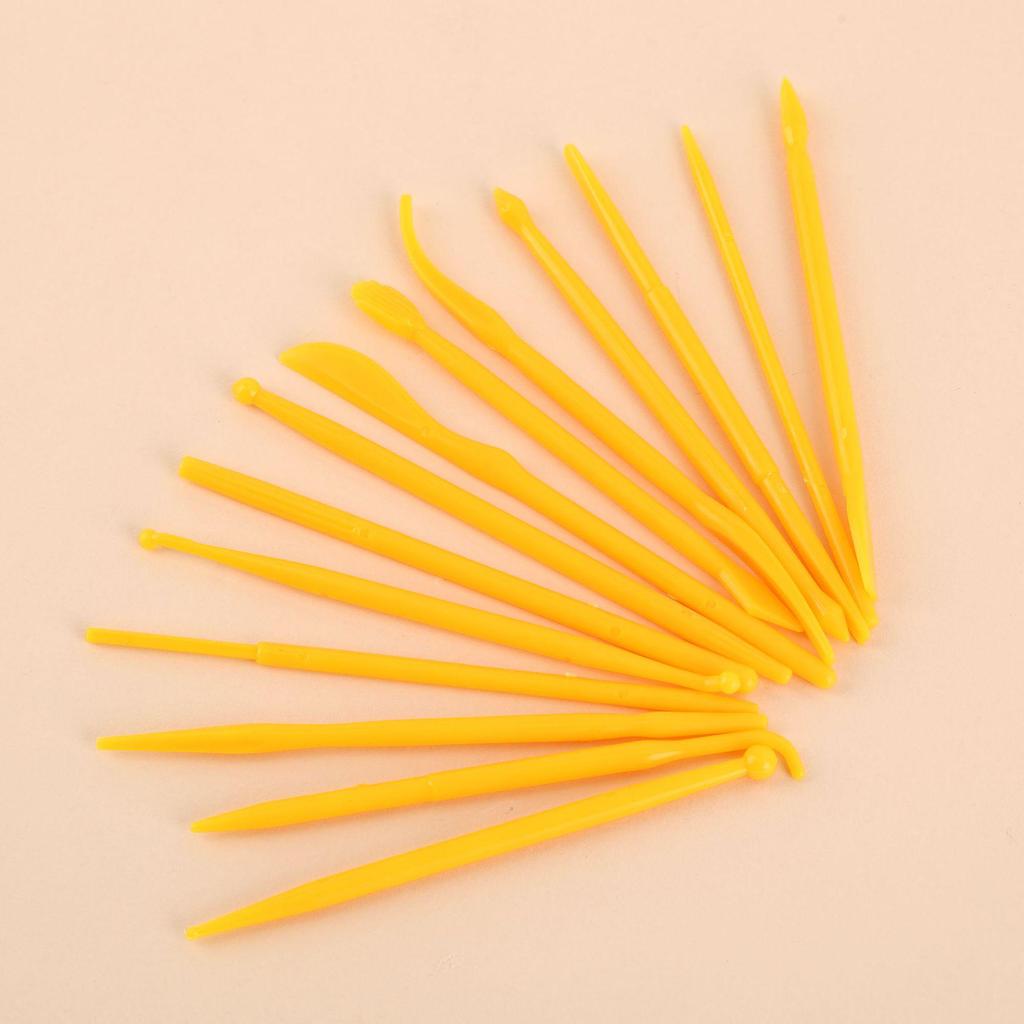 14-Piece DIY Polymer Clay Embossing & Carving Tool Set for Kids