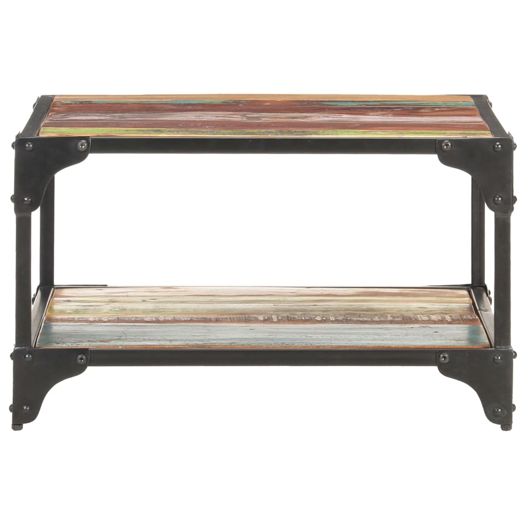 Coffee Table 60x60x35 Cm Solid Reclaimed Wood