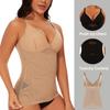 Body Shaper für Damen, Bauchkontrolle, Shapewear, Kompressions-Tanktops, Cami-Tops, V-Ausschnitt, Camisoles, nahtlos, durchsichtig, Taillenformer