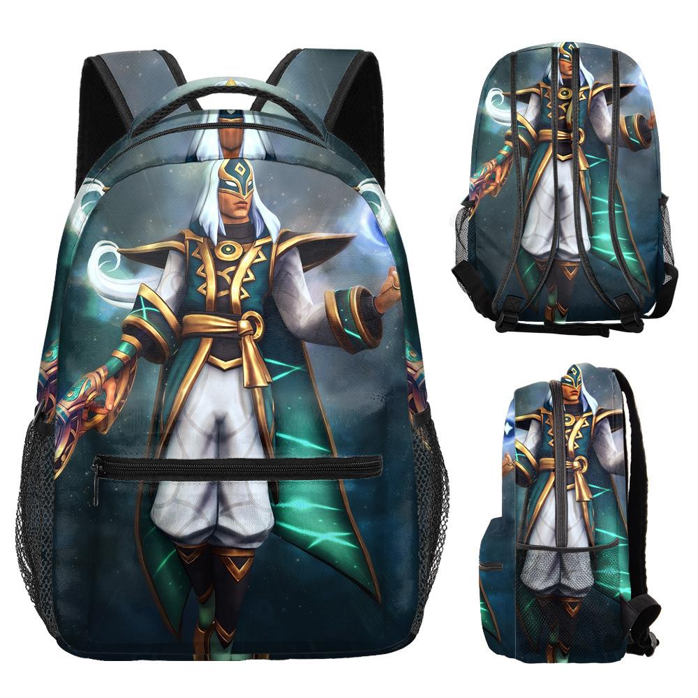 Harajuku Novelty Kpop Youthful School Bags Unisex Paladins Travel Bags 3D Print Oxford Waterproof Notebook Shoulder Backpacks