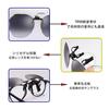 [Whatif] Clip-on Sunglasses UV400 Sunglasses, UV Protection, Polarized Lenses, Easy To Attach To Glasses, Suitable for Outdoor Activities, Unisex,