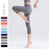 Nuovi Pantaloni da Yoga da Donna Pantaloni Sportivi da Donna a Vita Alta Sollevaglute Ad Asciugatura Rapida Pantaloni da Fitness Attillati Abbigliamento da Yoga Pantaloni a Sette Ottavi da Donna