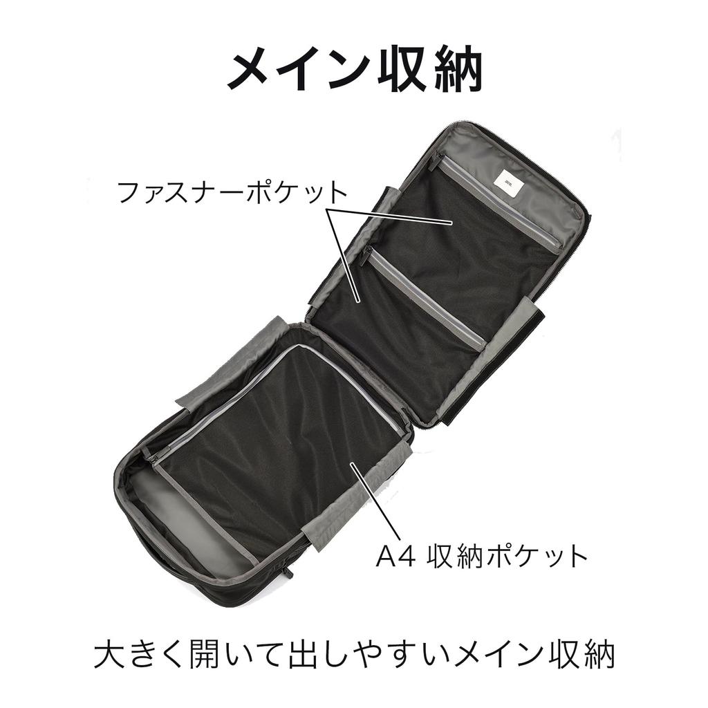 Ace Gene Dual Pose LTD Business Backpack, A4 Size, 15.6-inch PC Storage, 23L, No. 17882