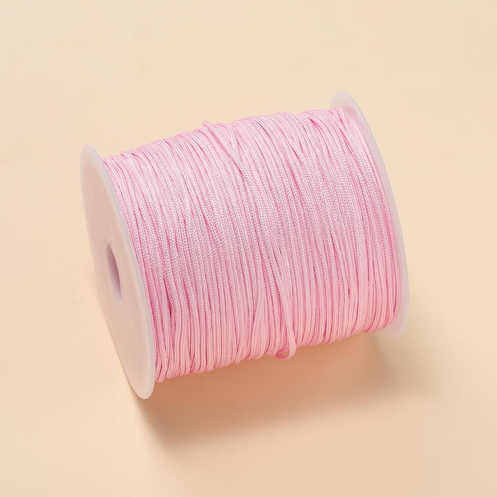270m 1mm Colored Nylon Beading Cord Non-Stretch Jade Thread for DIY Jewelry Craft Bracelets Necklaces Accessories