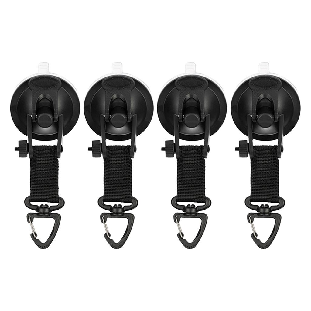 Heavy Duty Camping Suction Cup Adjustable Camping Suction Hook for Tents Hiking RV Windows