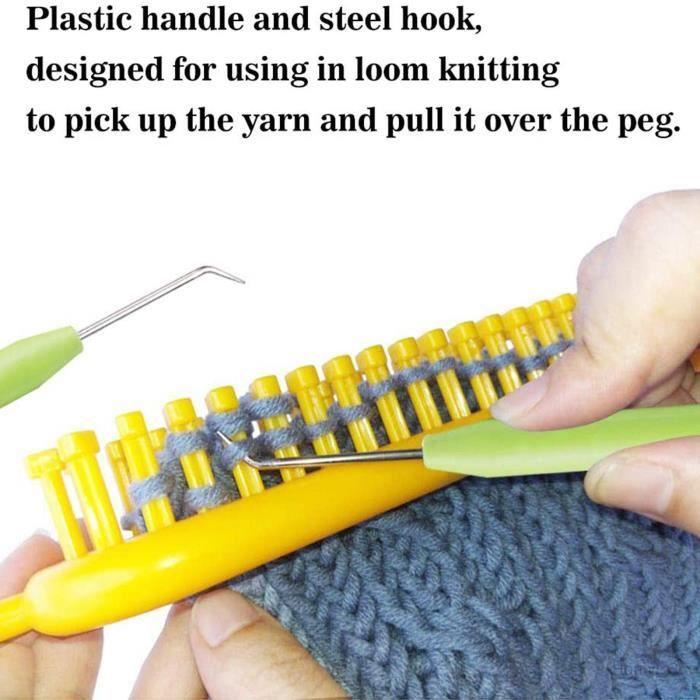 Ensemble De 6 Crochets, 9 Poignées Ergonomiques, D'aiguilles à Tricoter