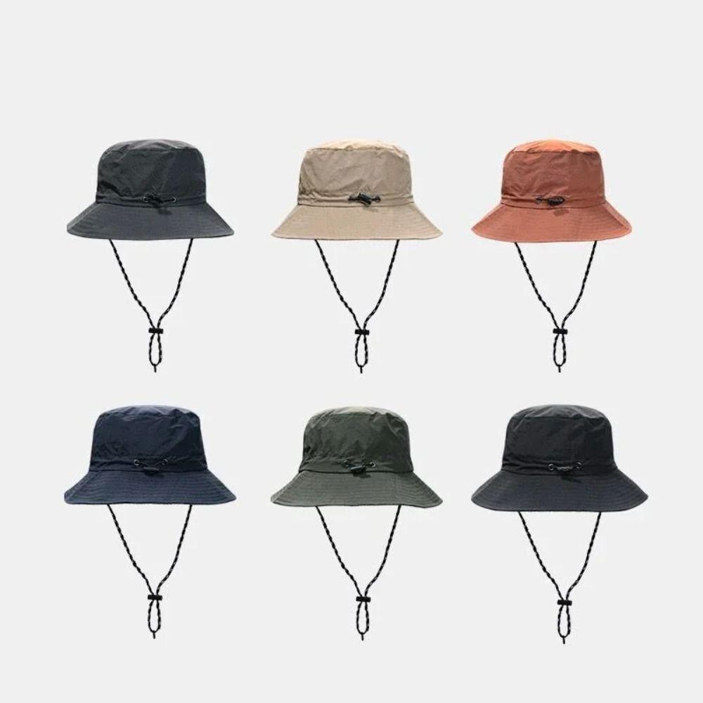 Waterproof Mountaineering Caps Sun Protection Sun Hat Portable Panama Hat  Camping Hiking