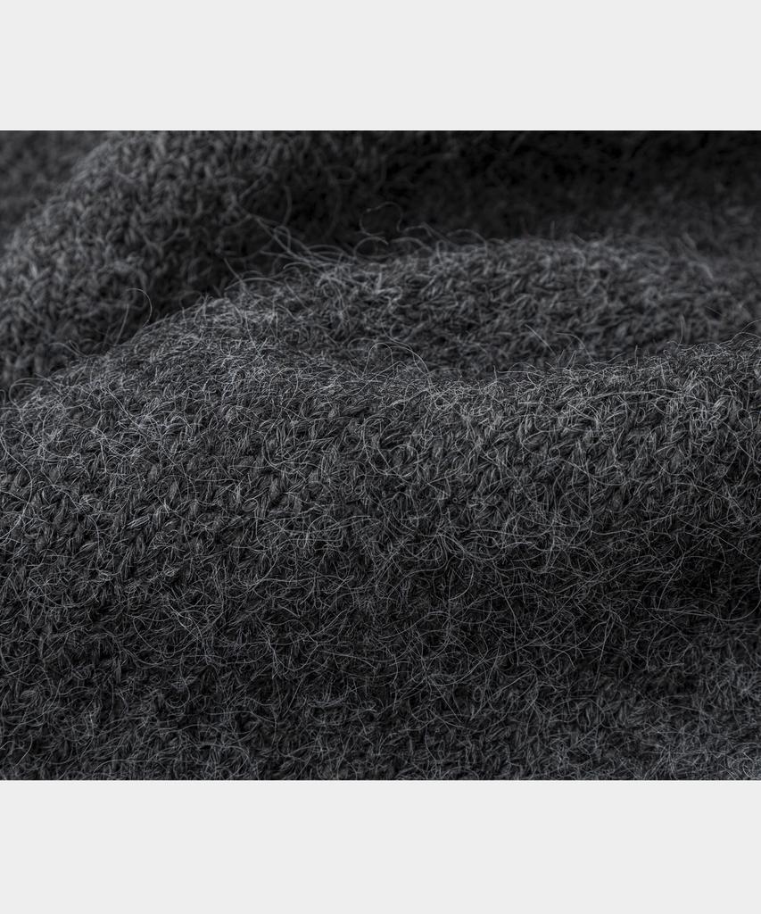 LETTERCOMO Daily Wool Round Knit Charcoal