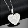 Fashion Bible Cross Heart Shape Men and Women Trendy Romantic Jewelry Pendant Necklace