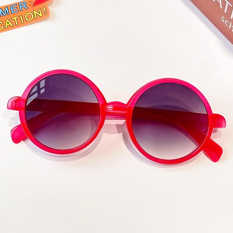 Boy Girl Cute Cartoon Bear Shape Fashion Round Sunglasses Children Vintage Sunglasses UV Protection Classic Kids Eyewear