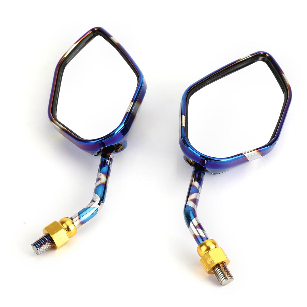 Rückspiegel Seitenspiegel 10mm M10 für Motorrad Roller Cruiser Chopper Sportbike