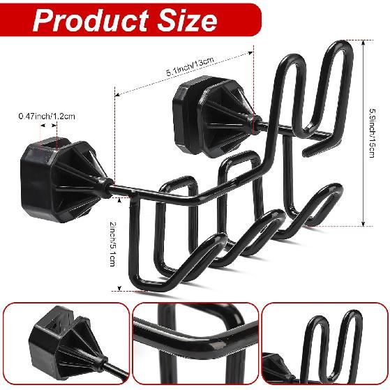 

JSCARLIFE Truck Hard Hat Holder - 3 Hook Car Holder Organizer for Safety Helmet/Caps/Jacket/Tool Bag, Stainless Steel Headrest Mount