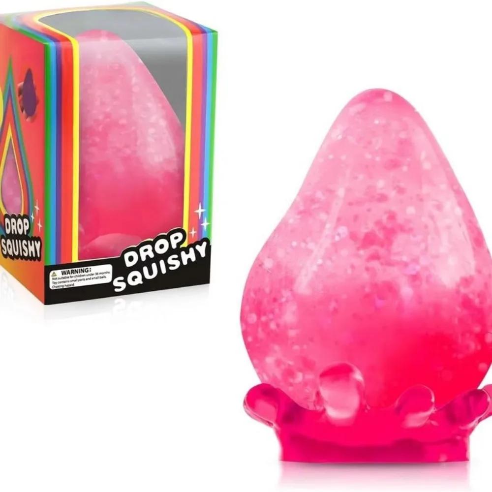 Needoh Style Water Drop Squishy Toy,Malt Sugar Slow Rising Stress Ball,Sensory Fidget Toys For Anxiety Relief Boy Girl Gift
