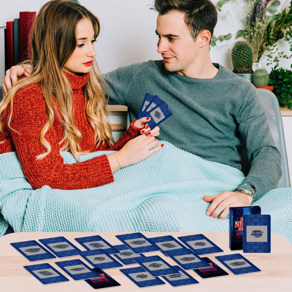 46 Scratch-off Cards For Couples' Date Ideas, Warm And Fun Interactive Cards For Couples' Dates.