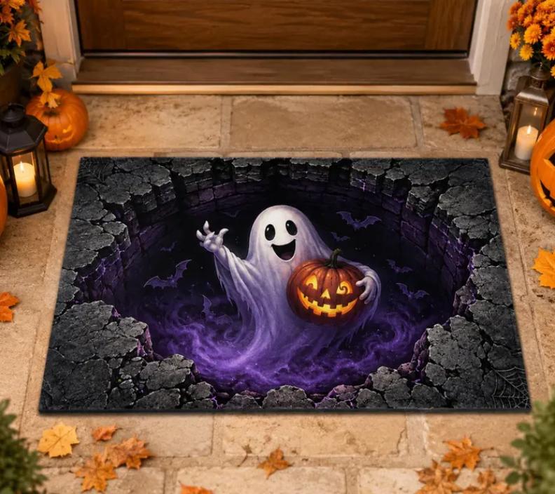 Felpudo de Halloween 2026, Felpudo de Zombi Saliendo de la Tumba, Decoración de Puerta Principal Aterradora, Regalo Espeluznante para Porche 2027