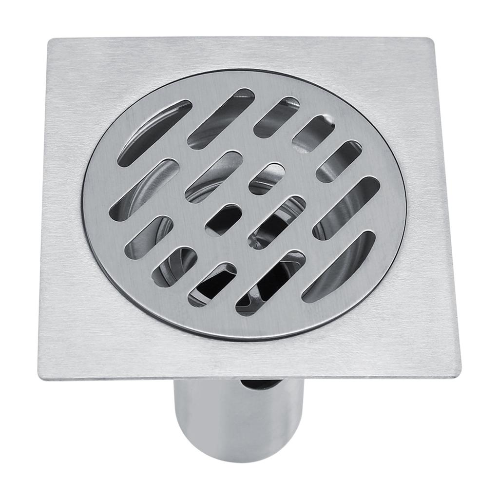 Thickened Stainless Steel Home Bathroom Shower Kitchen Anti Odor Floor Drain Waste Grate
