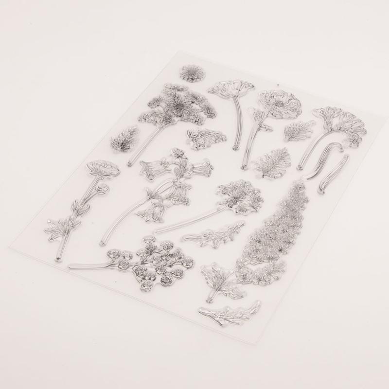 Various Flowers Silicone Clear Seal Stamp DIY Scrapbooking Embossing Photo Album Decorative Paper Card Craft Stamps Top Sale