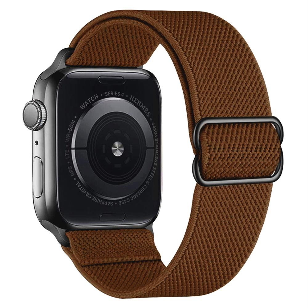 Verstellbares gewebtes Polyester-Uhrenarmband Ersatz für Apple Watch Serie 10 9 8 7 SE 6 5 4 3 2 1 42mm 41mm 40mm 38mm