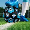 1PC Skull Artwork Big Eyes Soccer Ball Size 5 Football Machine Sewn Indoor/Outdoor Universal Football A64