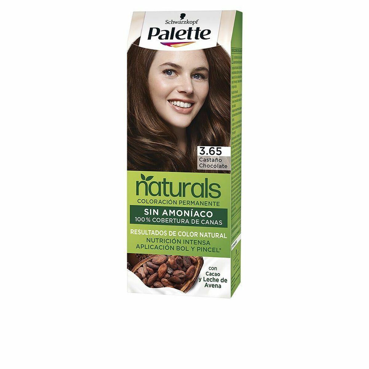 

Teinture permanente Schwarzkopf Palette Natural Nº 3.65