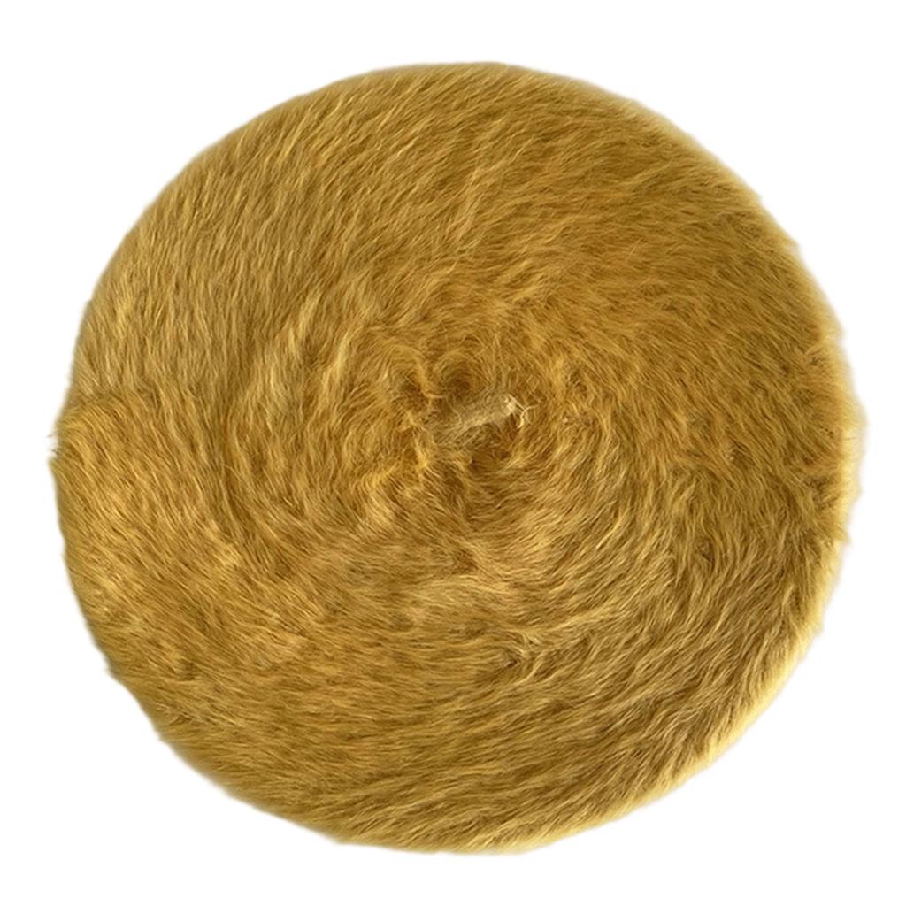 Winter Rabbit Furs Painter Hat Korean Styles Round Hat Warm Knitted Hat for Casual Outfit Fashion Women Accessories