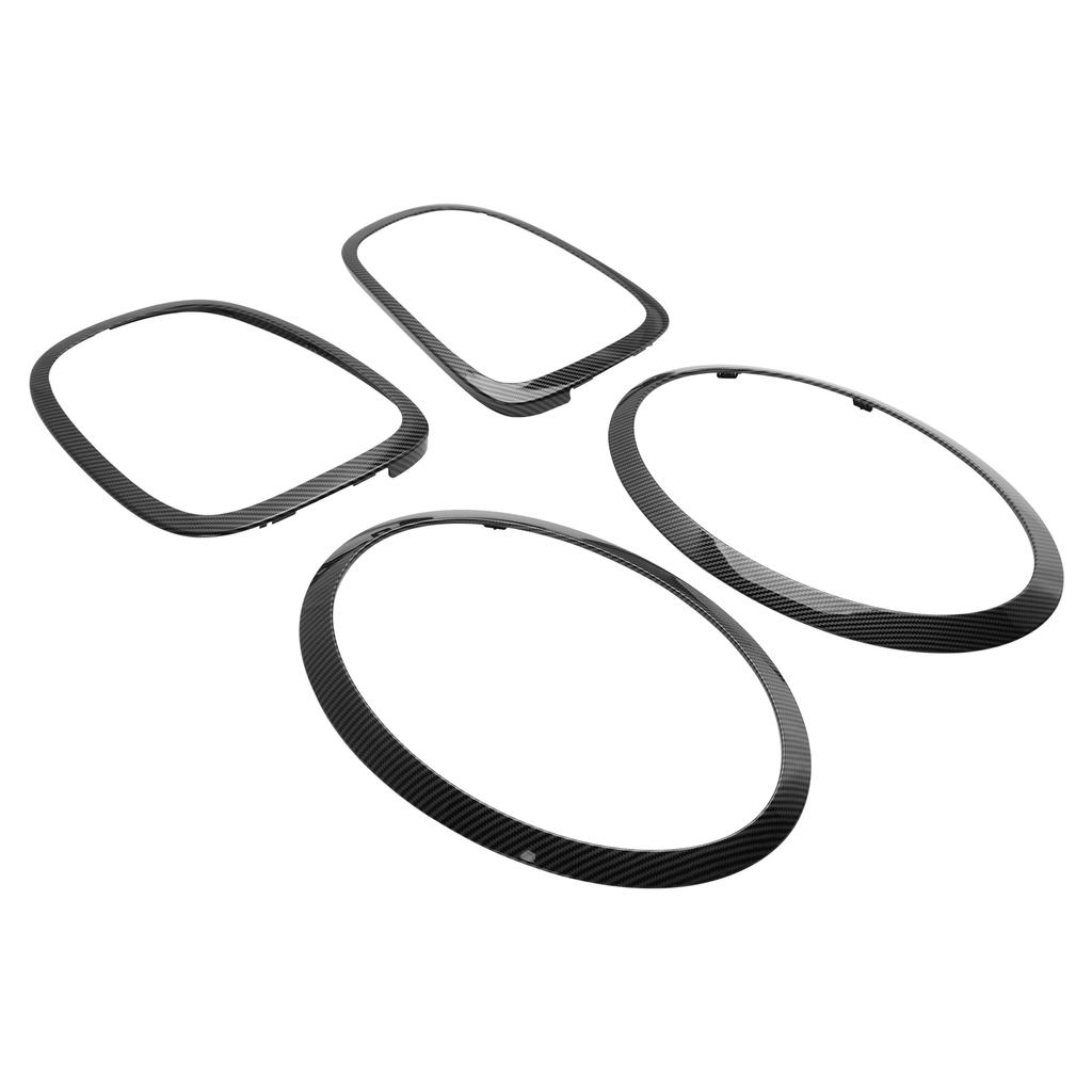 4 buc Set Inele Ornament Faruri Stopuri Pentru MINI F55 F56 F57
