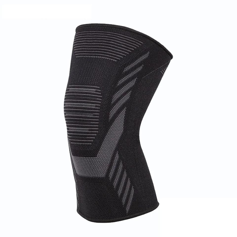 

Спортивные компрессионные наколенники дышащие трикотажные поддержка ног силиконовые противоскользящие стабилизирующие коленную чашечку велоспорт бег баскетбол S