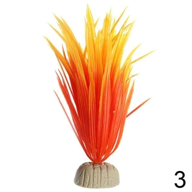 13 Cm New Artificial Plastic Underwater Grass Plant Fish Tank Aquarium Decor