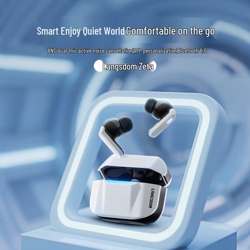 Lanston Zeta True Wireless ANC Gaming Earbuds