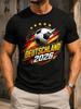 Gerunisexy 2026 Soccer Flying Ball Five Stars Red Gold Speed Streaks And Bold Tournat Lettering Unisex All Tshirt