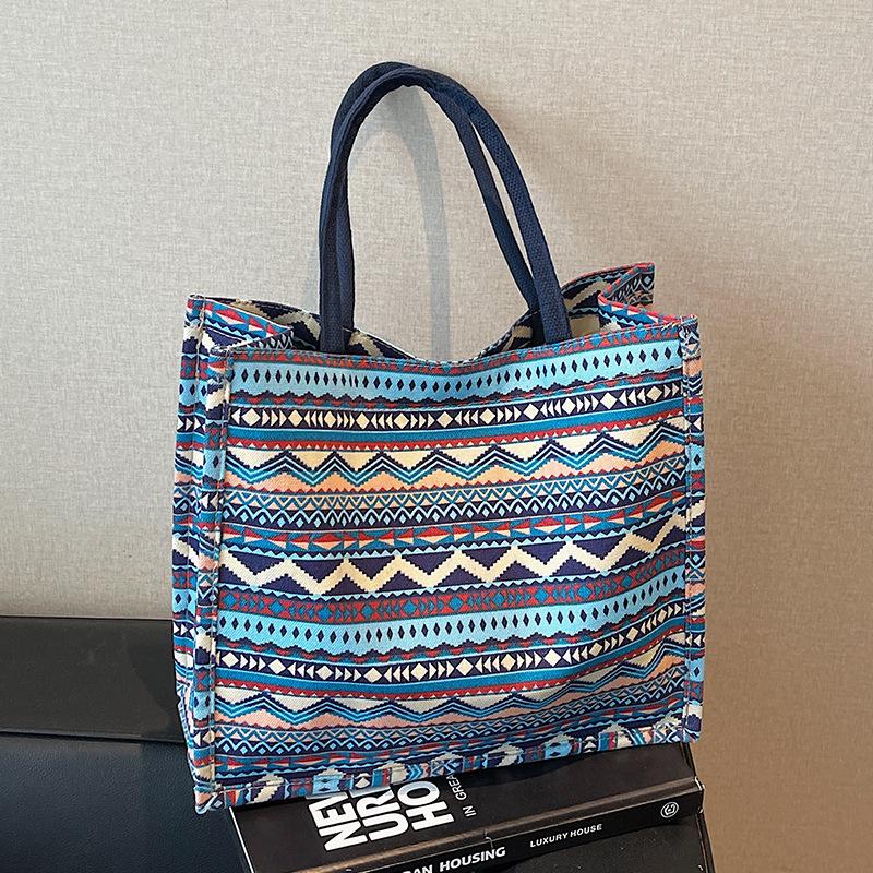 

Canvas bag 2025 new large-capacity bag women s bag portable satchel female college student class shoulder commuter bag