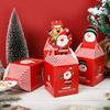 20Pcs Christmas Candy Gift Box Chocolate Cookie Apple Packing Boxes Santa Claus Bags Christmas Decorations for Home New Year 2025