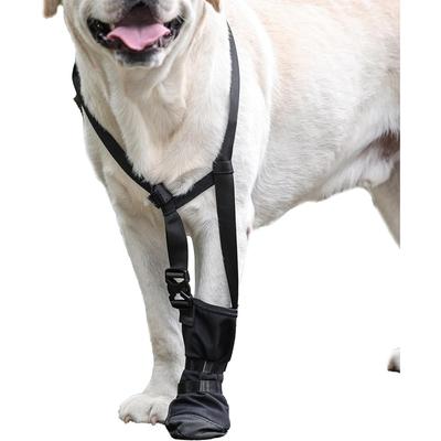 Dog Paw Injury Protective Cover with Collar Dog Front Paw Shoe Cover Release Anti-collision and Anti-dirty Going Out Shoes