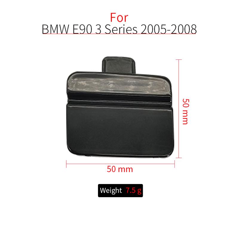 For BMW E90 Car Rear Bumper Tow Hook Cover Cap Black White For BMW 3 Series 2005-2008 316 318 320 323 330 51127187542