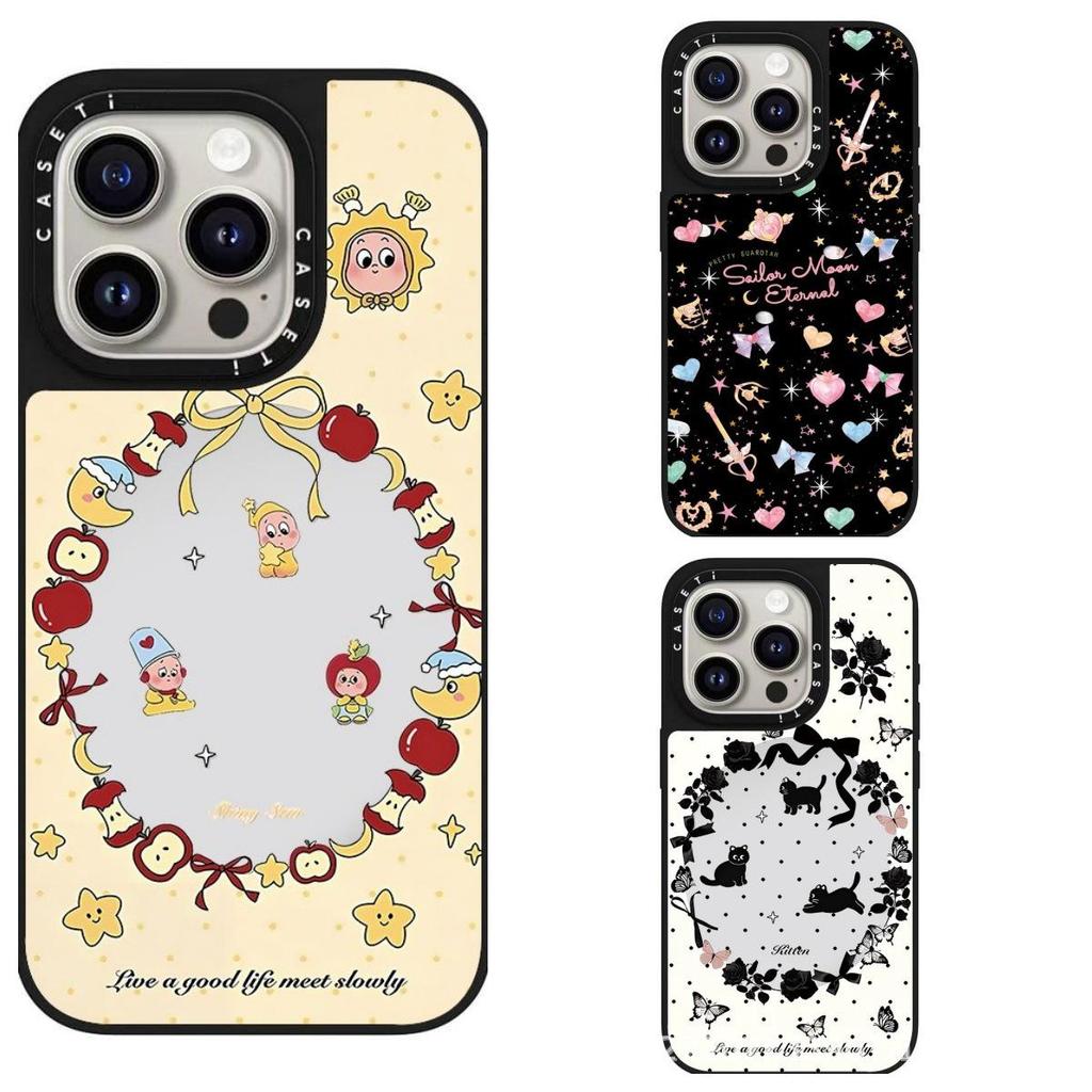 Apple Star Kid MagSafe Magnetic Phone Case for iPhone 13/14/15/17 Pro Max - Cute Mirror Design