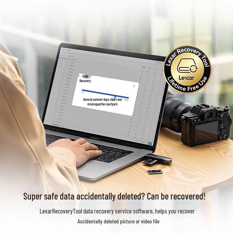 Lexar 64GB SDXC UHS-I V30 U3 Memory Card