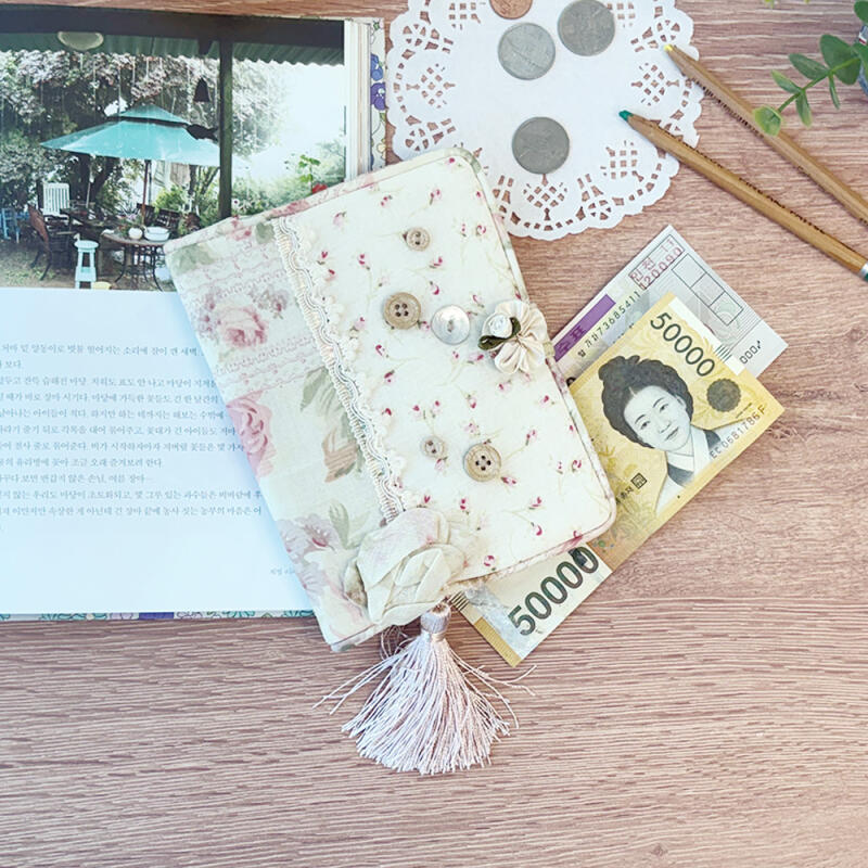 Chevy Tassel Flower Passbook Wallet