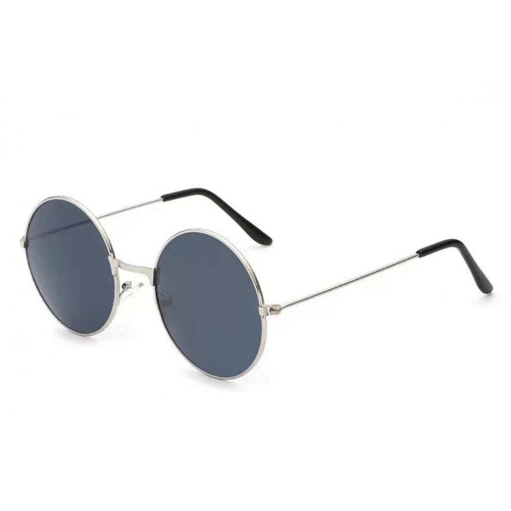 New Round Sunglasses Fashion Disco Hippie Women Men Circle Glasses Sun Glasses Metal Frame Eyewear Accessories Uv400 2024