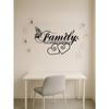 Black Metal Family Is Everything Wall Art Modern Home Decor Gift for Living Room