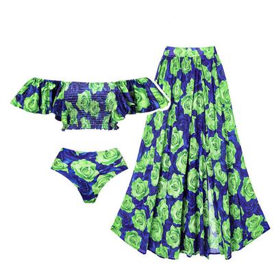 Sexy New Swimsuit for Women Two-piece Mesh Skirt Swimsuit Set