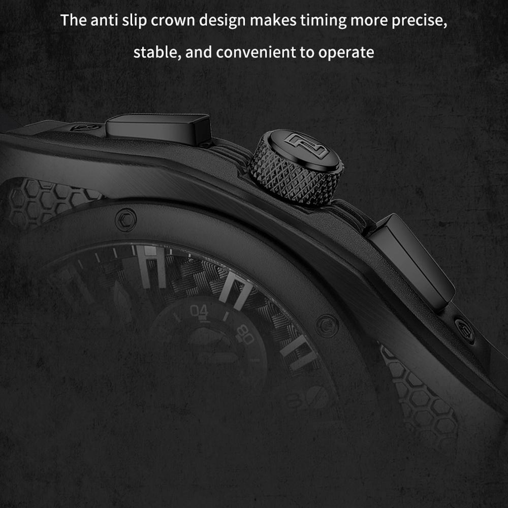 NAVIFORCE Original Quartz Watch for Men Luminous Pointer Calendar Chronograph Silica Strap 30m Waterproof Outdoor Multifunctional Men's Watch NF8063