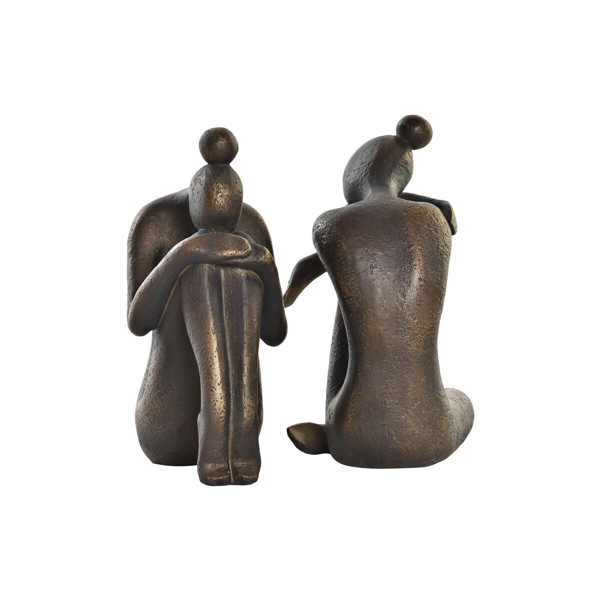 

подставка для книг DKD Home Decor Медь 11 x 8 x 15,5 см Женщина Смола