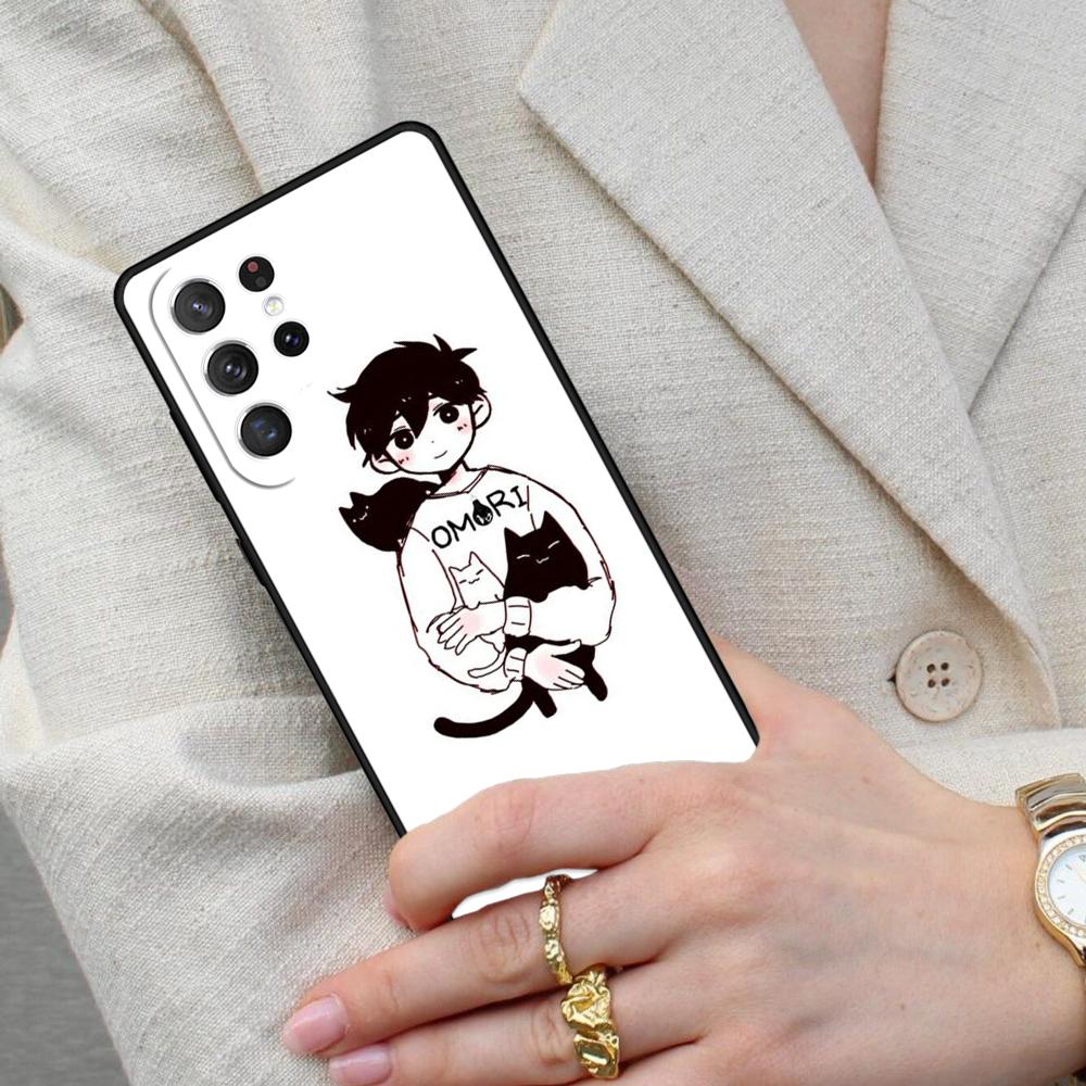 Omori Cell Phone Case for Samsung Galaxy S26 Ultra S25 S24 S23 S22 S21 S20 Note10 Cover