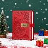Diary with Lock Codebook PU Leather Cover Lockable Journal Flowers and Leaves Plants Label Book Locking Memory Diary Handbook