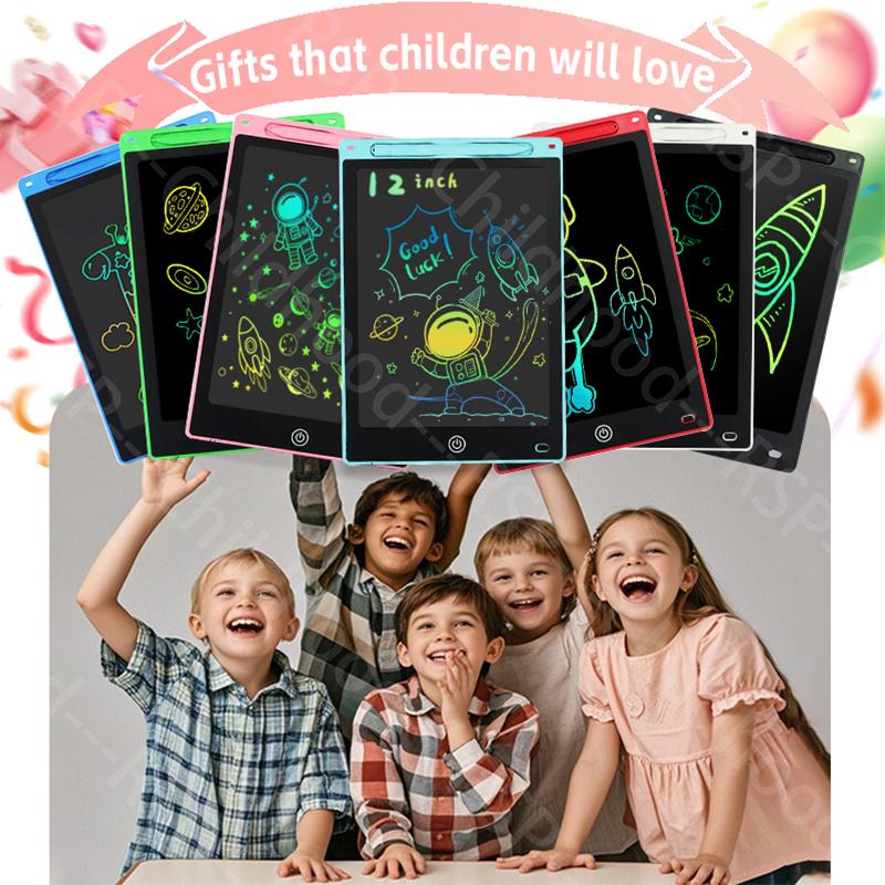 12 Inch LCD Writing Tablet Electronic Handwriting Drawing Board Digital Graphic Doodle Pad Educational Toy for Kids
