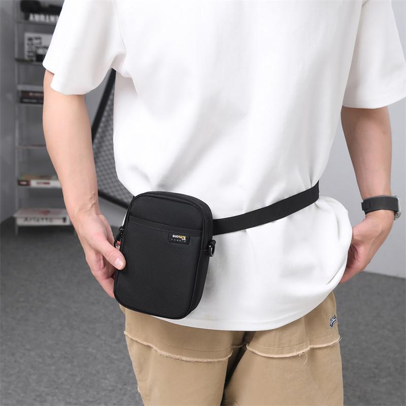 Men's Camouflage Print Mobile Phone Bag Shoulder Bag Small Square Bag