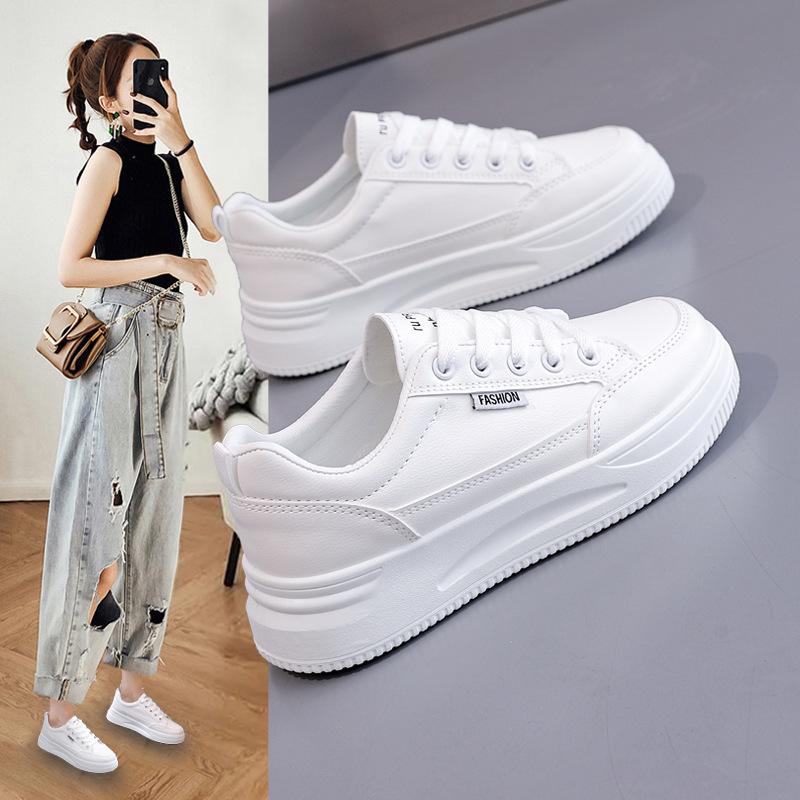 Simple and Versatile Flat White Shoes Children's 2 New Summer White Shoes Sports and Leisure Board Shoes Spring and Autumn Women's Shoes